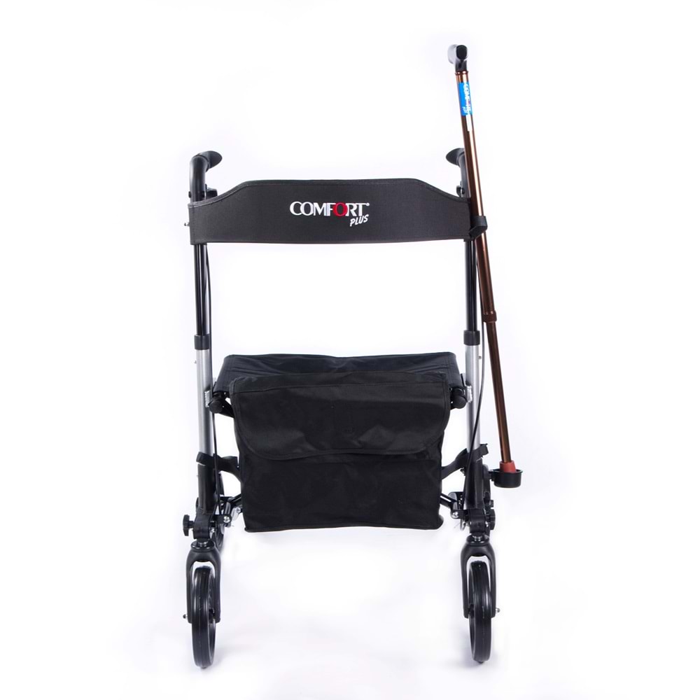 Comfort Plus DM-9102 Gümüş Lüx Alüminyum Rolatör