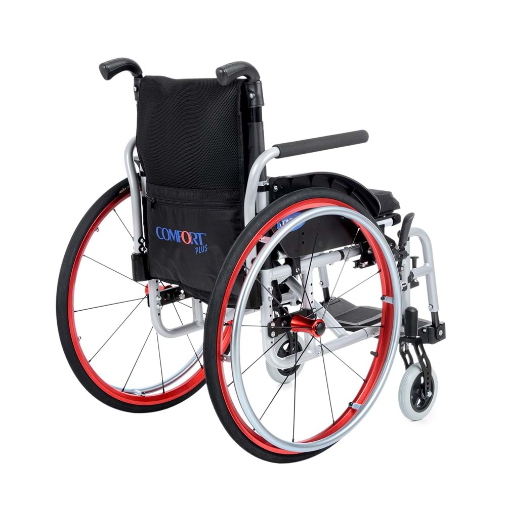 Comfort Plus DM-315 Active 38 cm Hafif Manuel Alüminyum Tekerlekli Sandalye