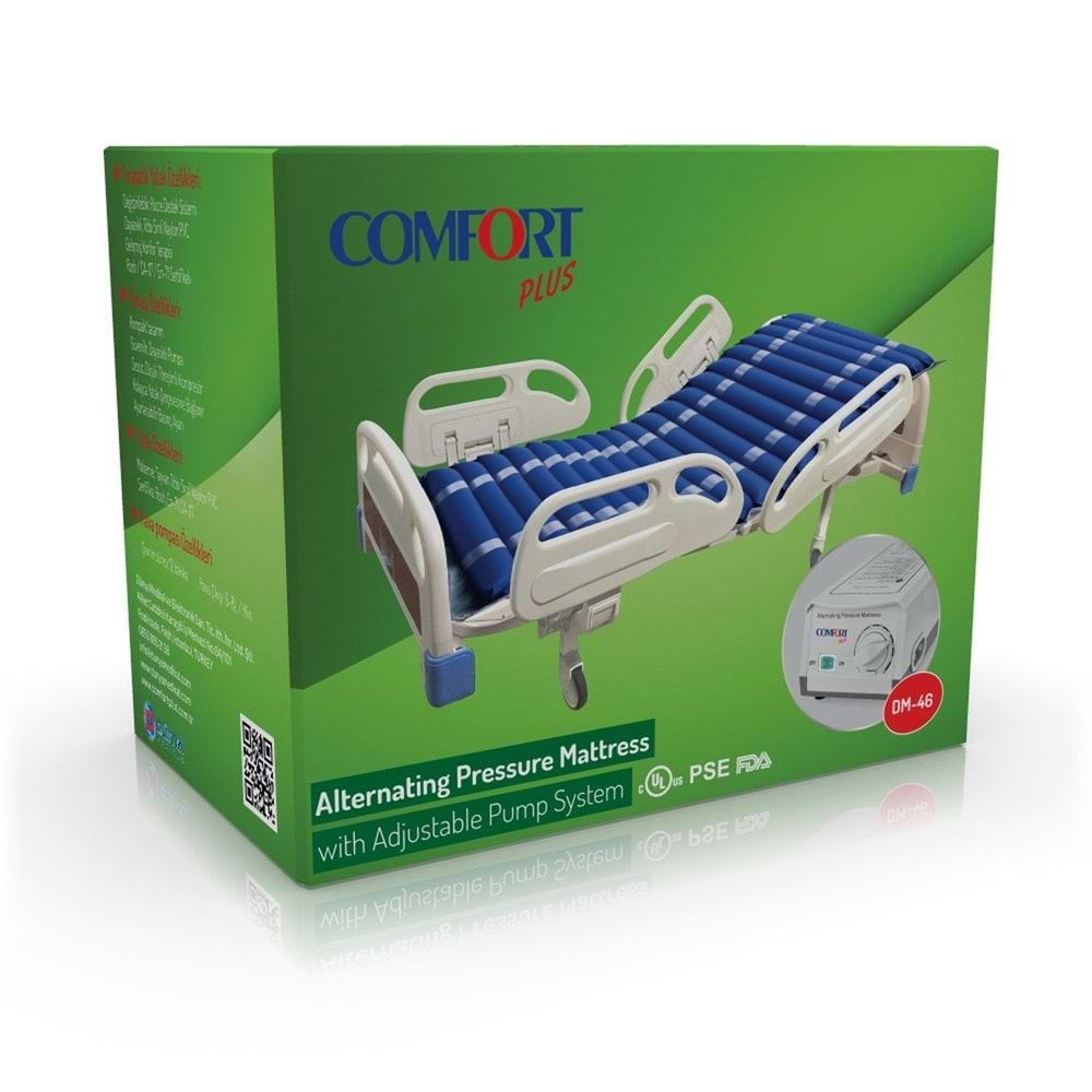 Comfort Plus DM-46 Boru Tipi Havalı Yatak (A-B Sistem)