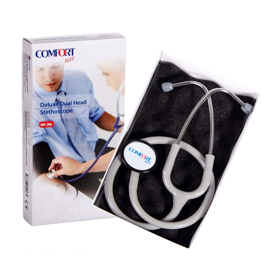 Comfort Plus Çift Taraflı DM-30L Gri Steteskop