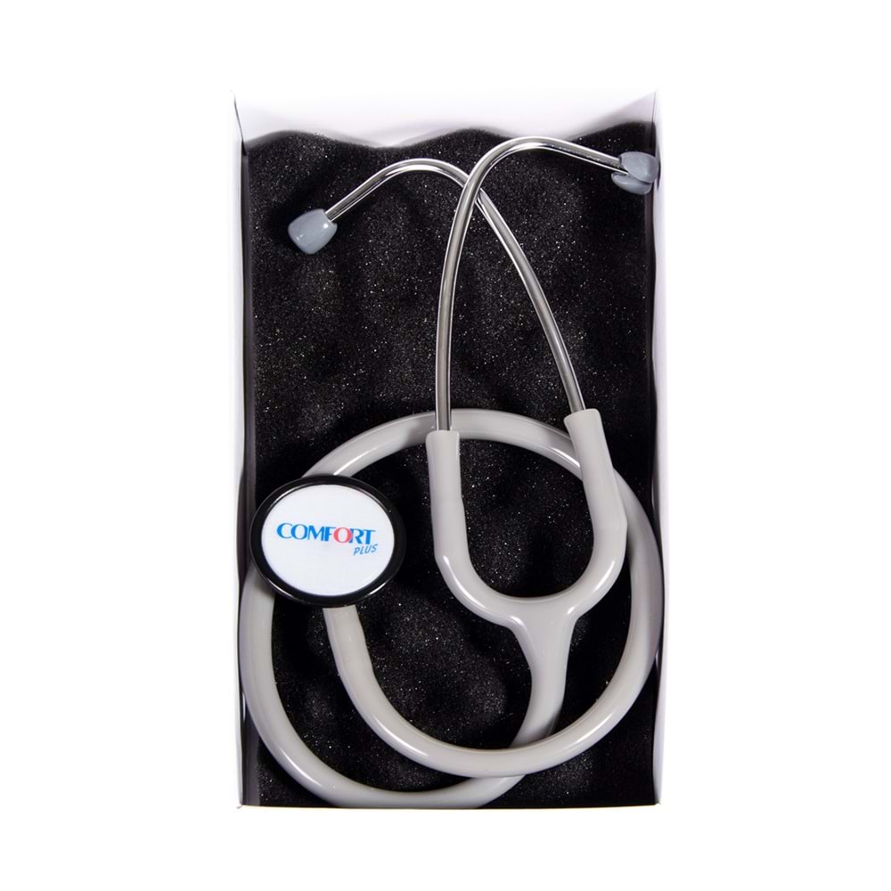 Comfort Plus Çift Taraflı DM-30L Gri Steteskop