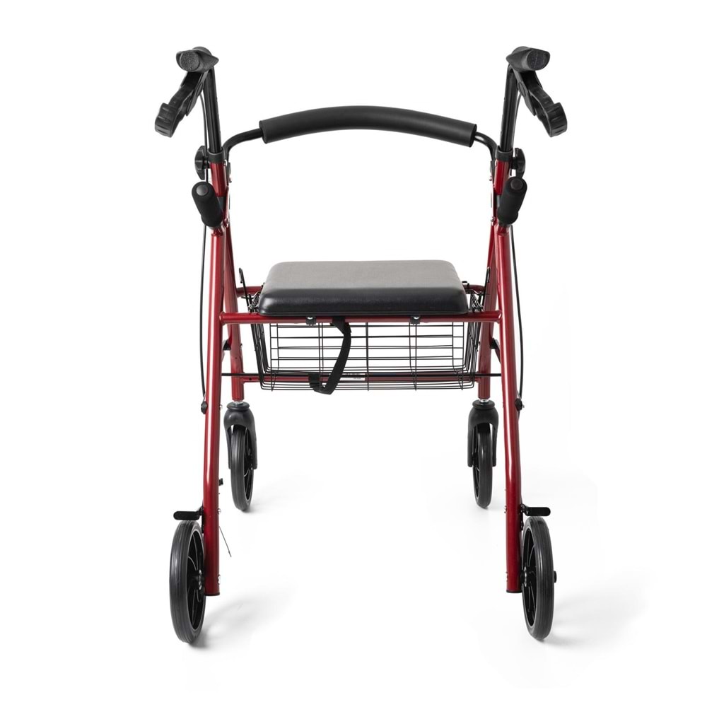 Comfort Plus DM-9144 Rolatör Yürüteç Kırmızı