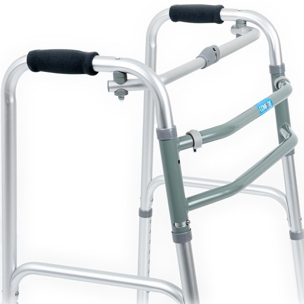 Comfort Plus Dm-912 Yetişkin 2 Tekerlekli Alüminyum Walker