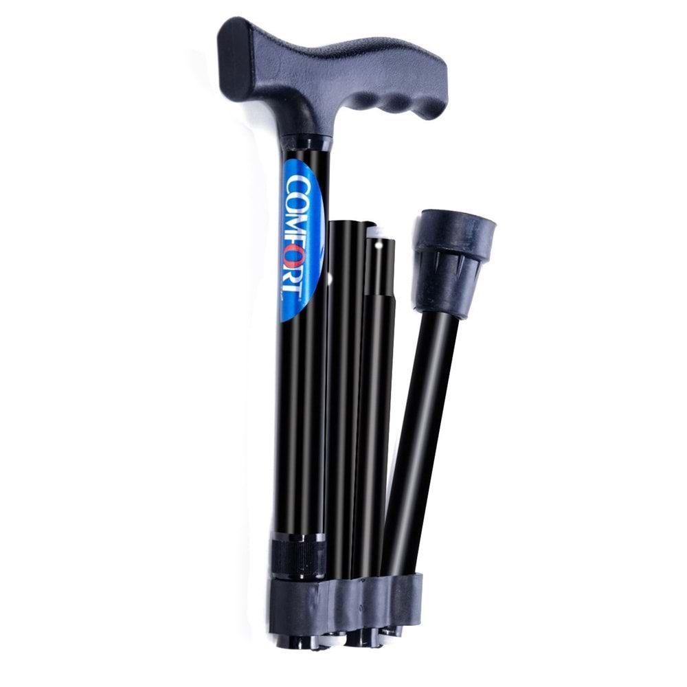 Comfort Plus KY927 Siyah Katlanır Baston