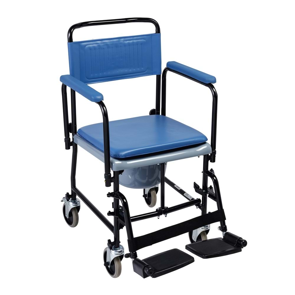 Herdegen 380202 Mobilis Plus Katlanabilir Klozetli Tekerlekli Sandalye