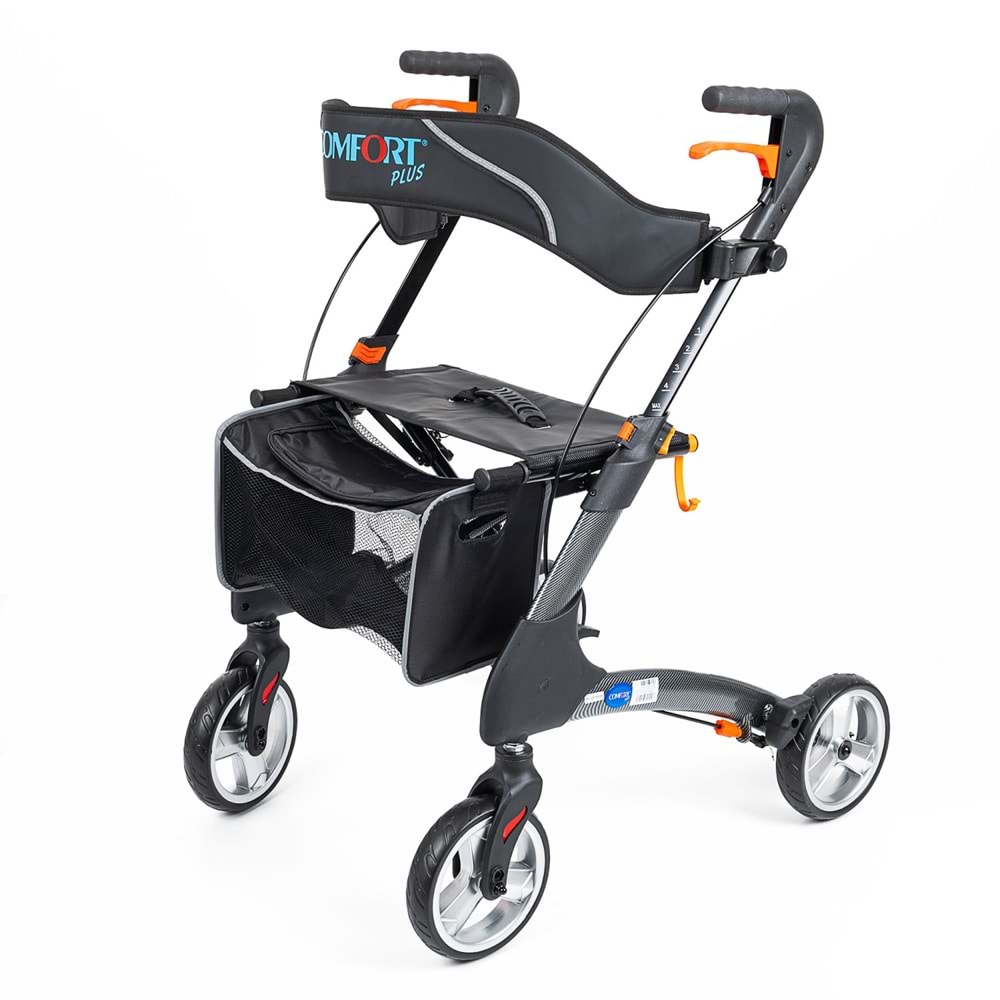 Comfort Plus DY049147L Alüminyum Desenli Karbon Rolatör