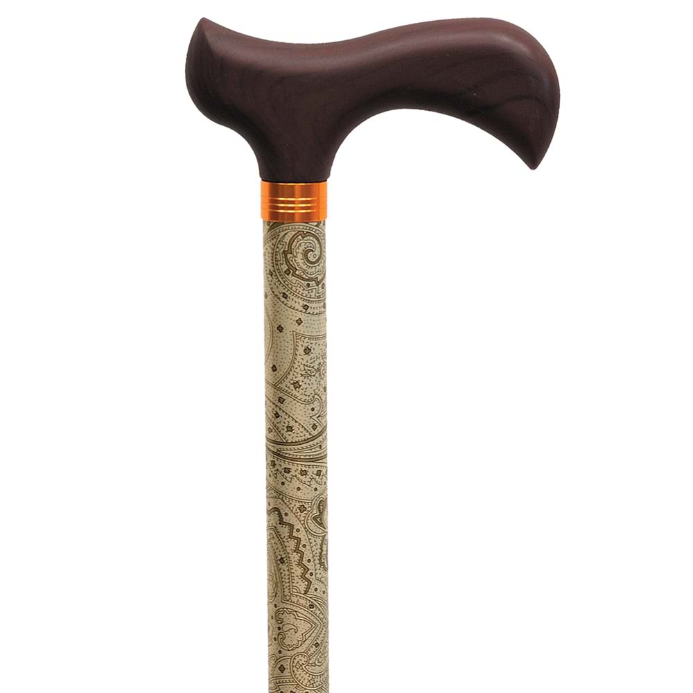 Herdegen 255813 Fashion Bej Ayarlanabilir Desenli Baston