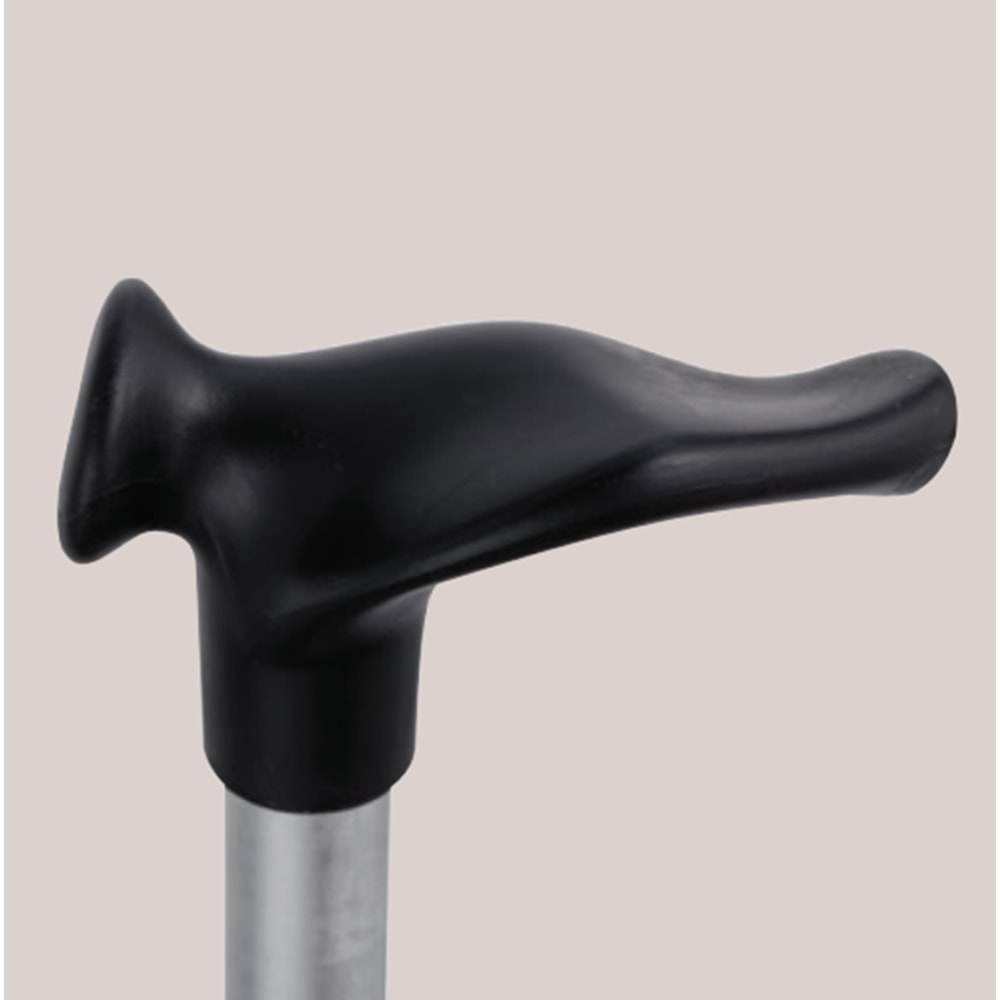 Herdegen 243603 Düz Eloksallı Sağ El Anatomik Baston