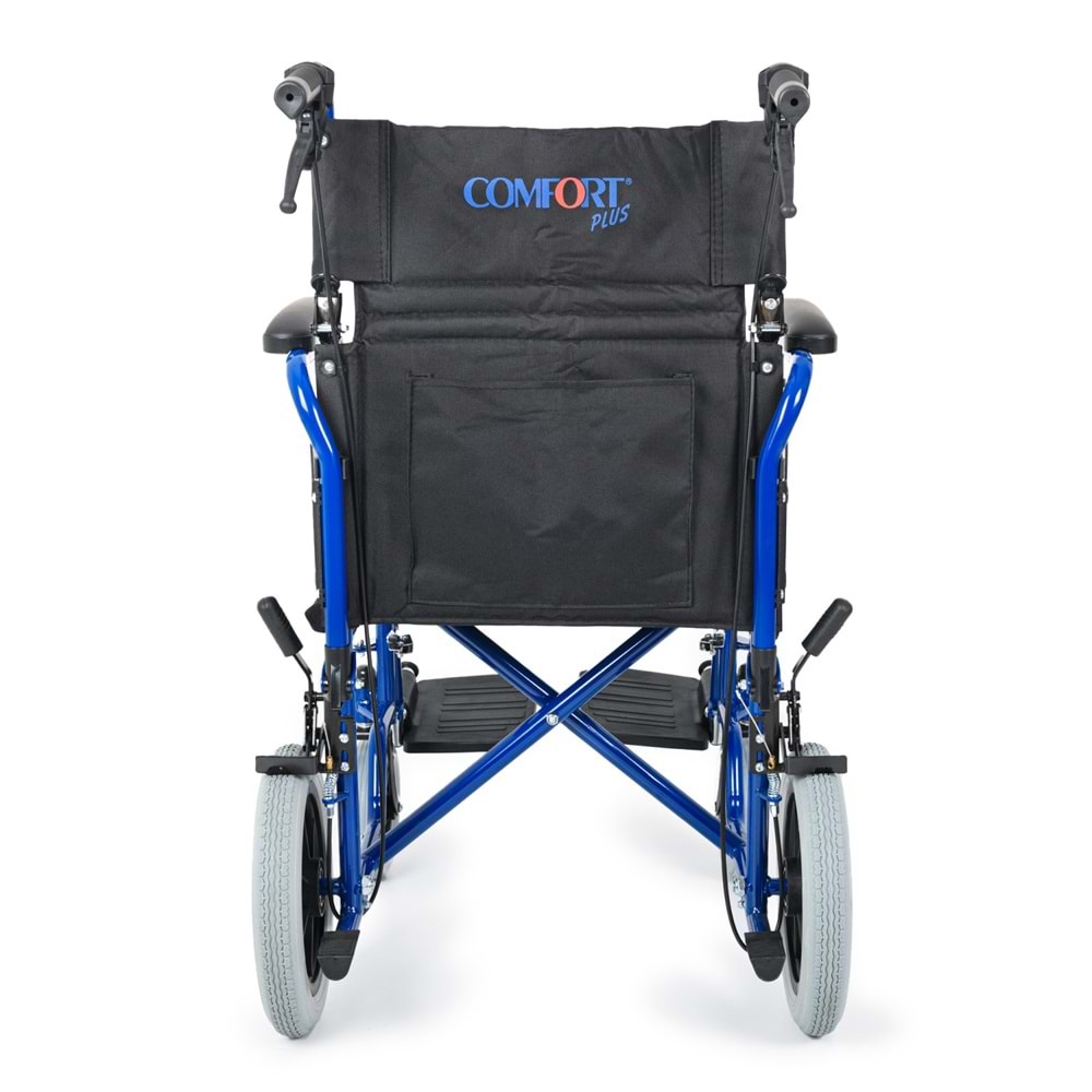 Comfort Plus DM-327 45cm Lacivert Özellikli Transfer Tekerlekli Sandalyesi