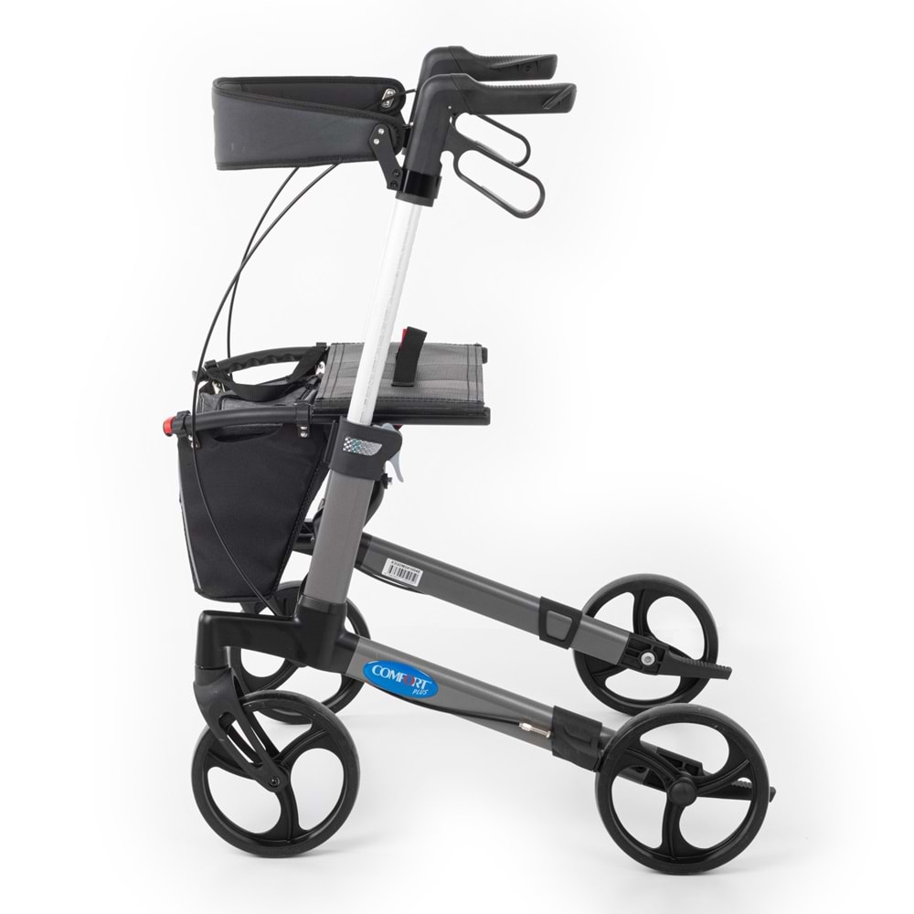 Comfort Plus Spırıt X3 Grey Alüminyum Lux Rolatör
