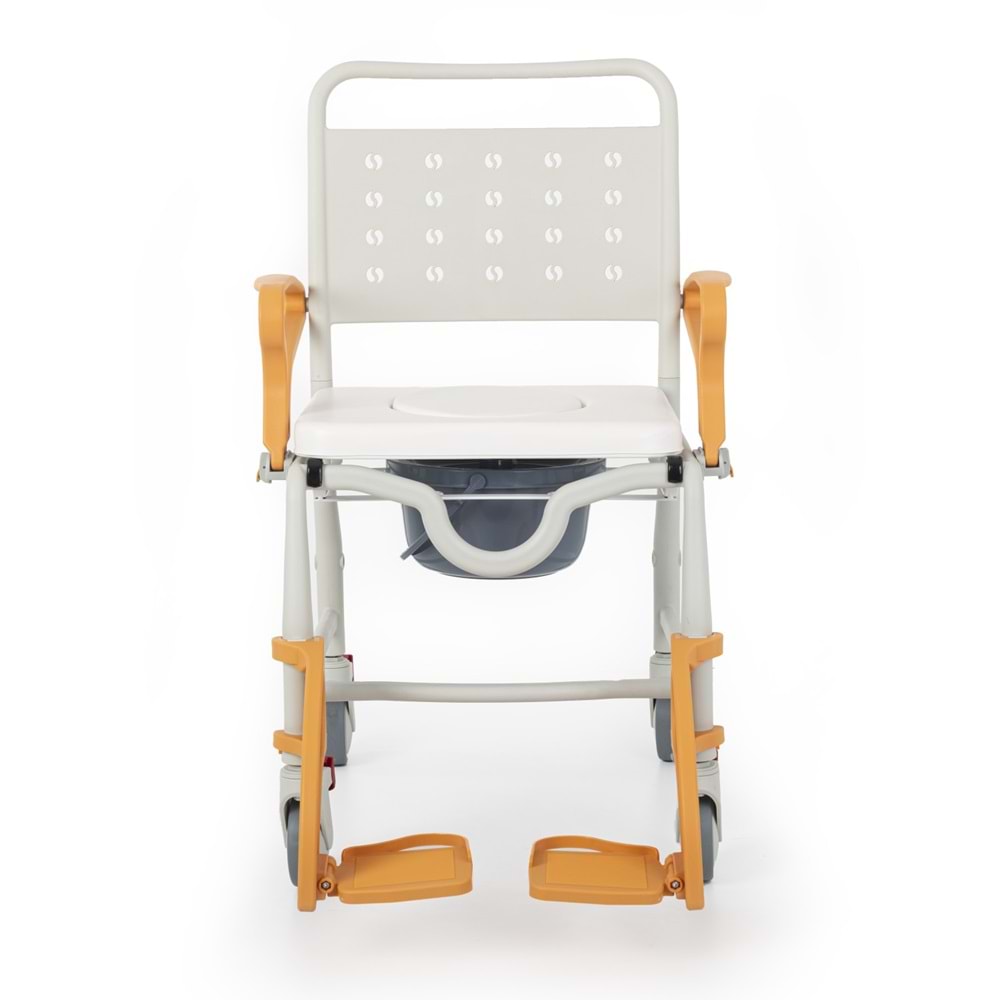 Comfort Plus DM-8088C Küçük 4 Teker Sandalye (SOFT) Turuncu