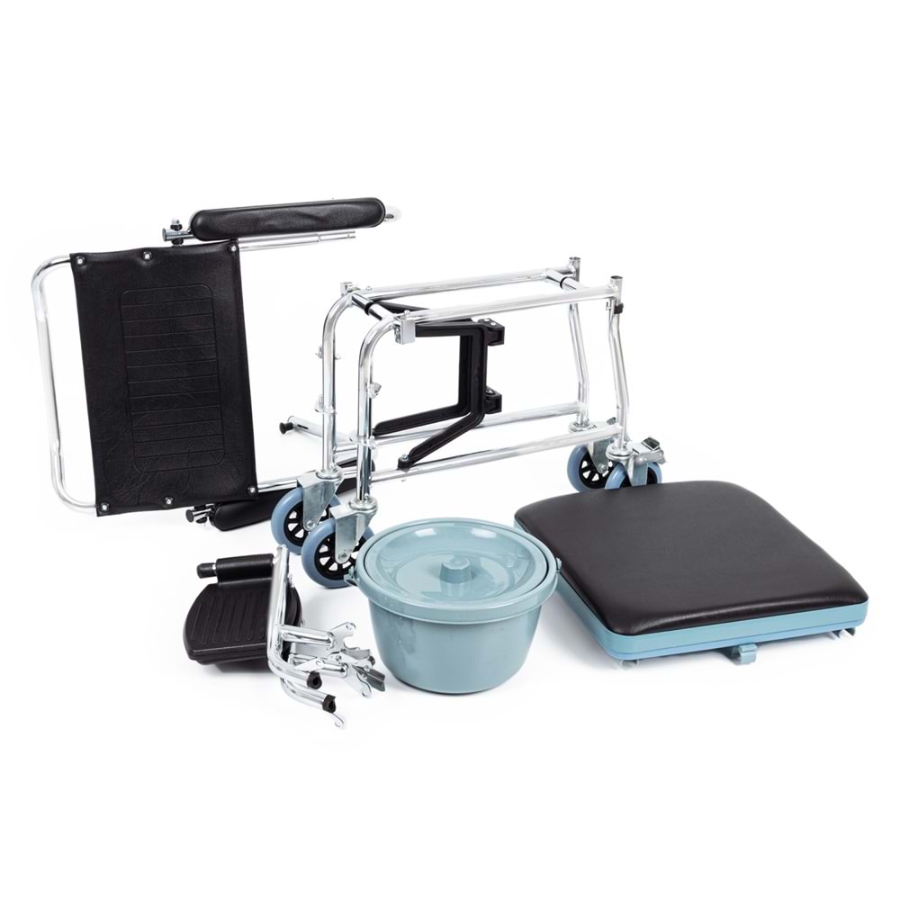 Comfort Plus KY689 Tuvaletli Tekerlekli Sandalye