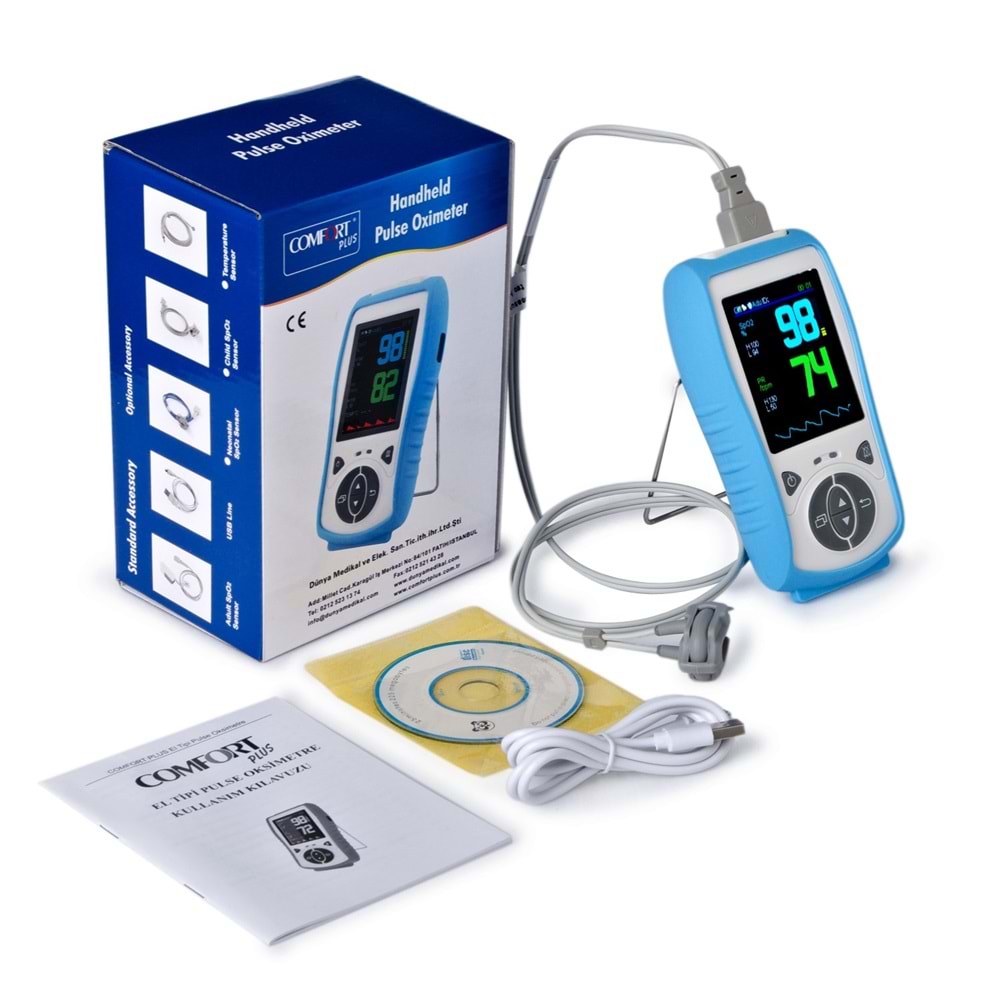 Comfort Plus Pro-Pm350 El Tipi Pulseoksimetre (Pediatrik)