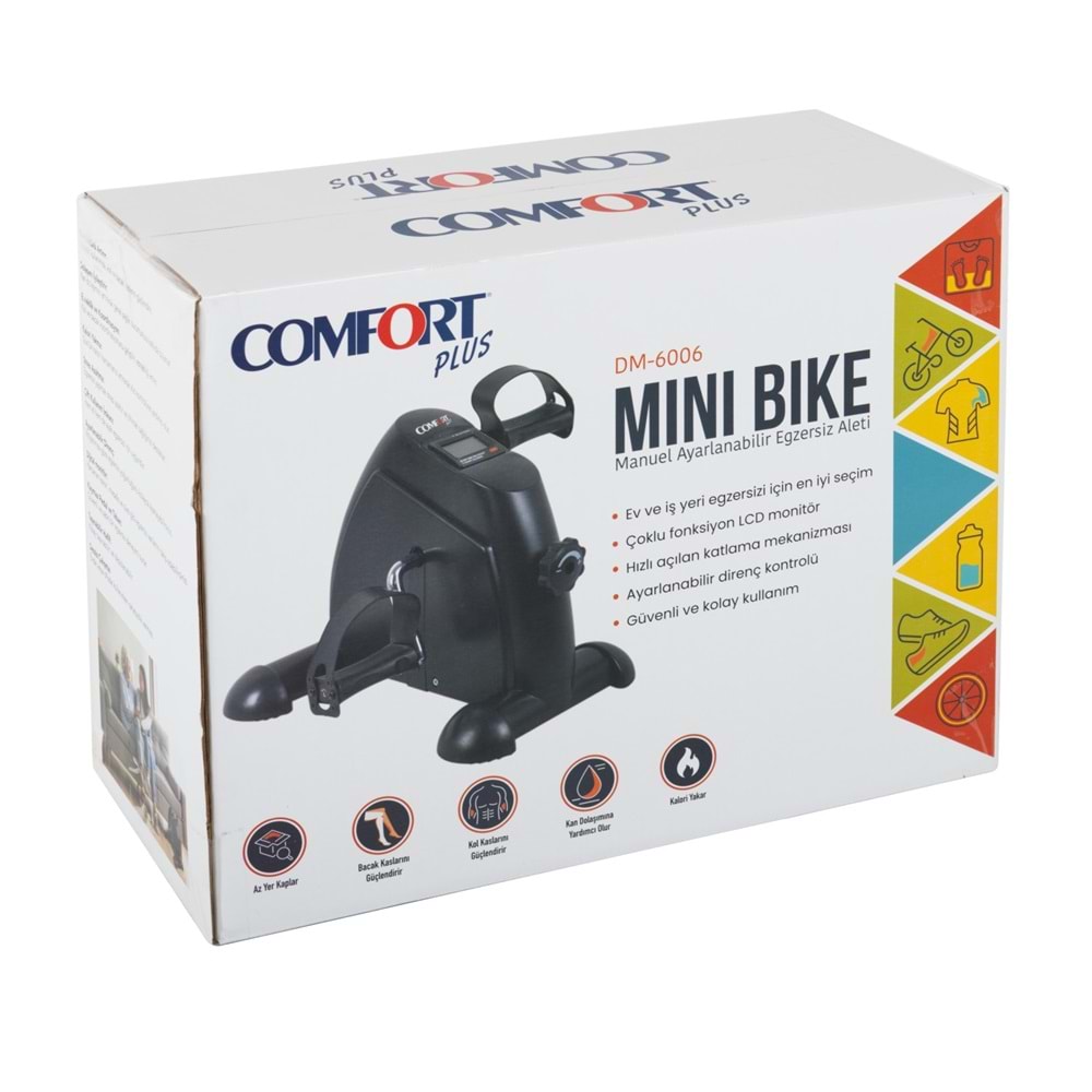 Comfort Plus DM-6006 Dijital Ekranlı Manuel Egzersiz Pedalı