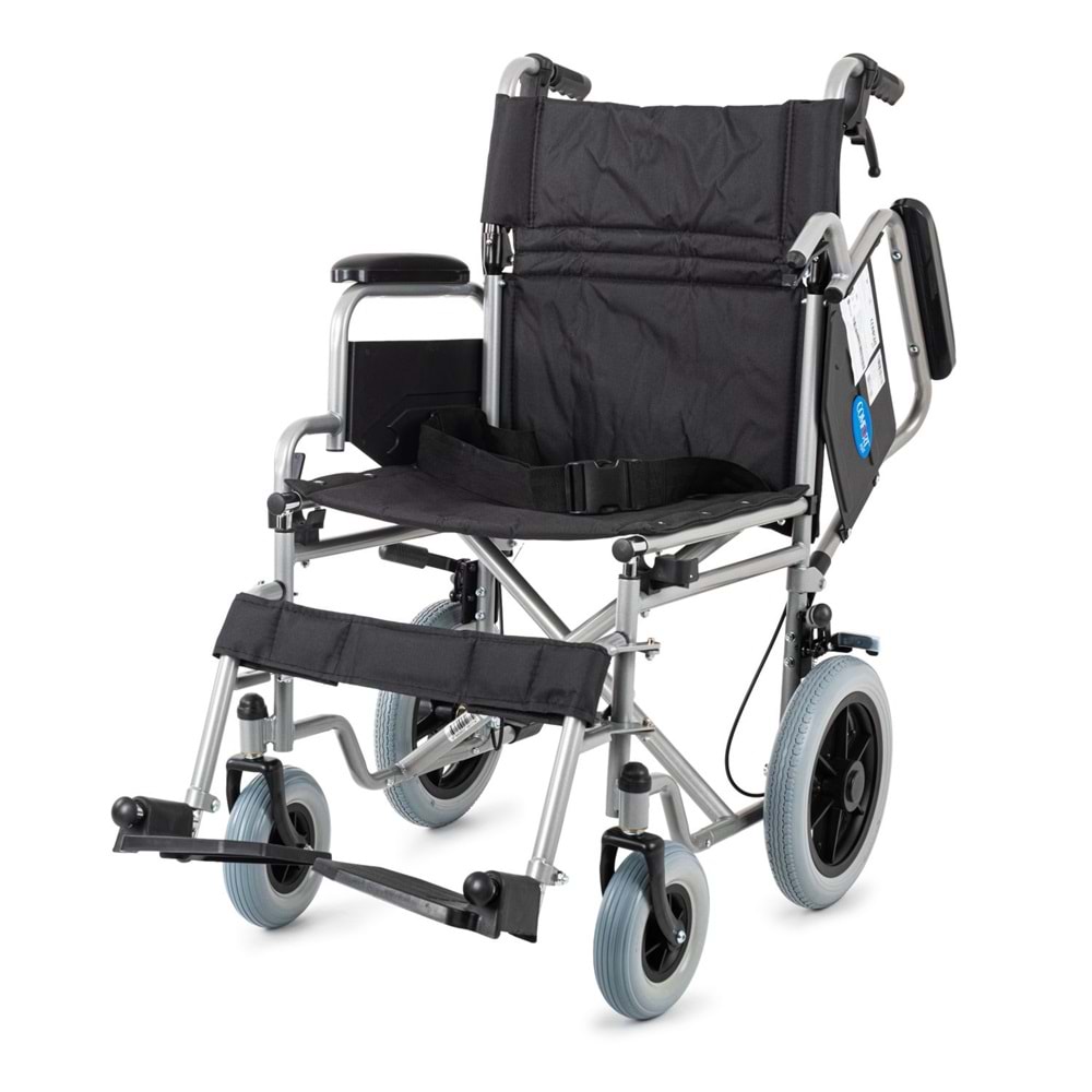 Comfort Plus YK9032F (DM-327 45cm) Silver Özellikli Transfer Tekerlekli Sandalyesi