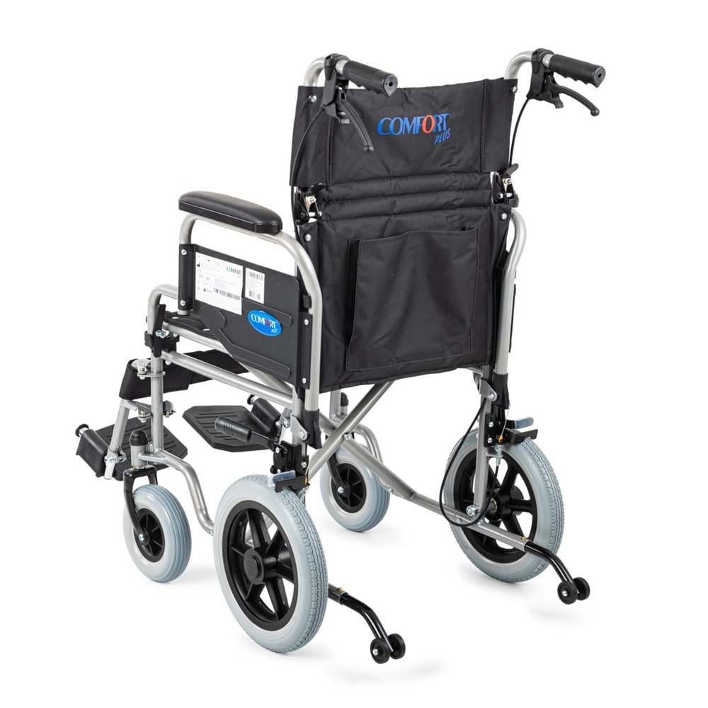 Comfort Plus YK9032F (DM-327 45cm) Silver Özellikli Transfer Tekerlekli Sandalyesi