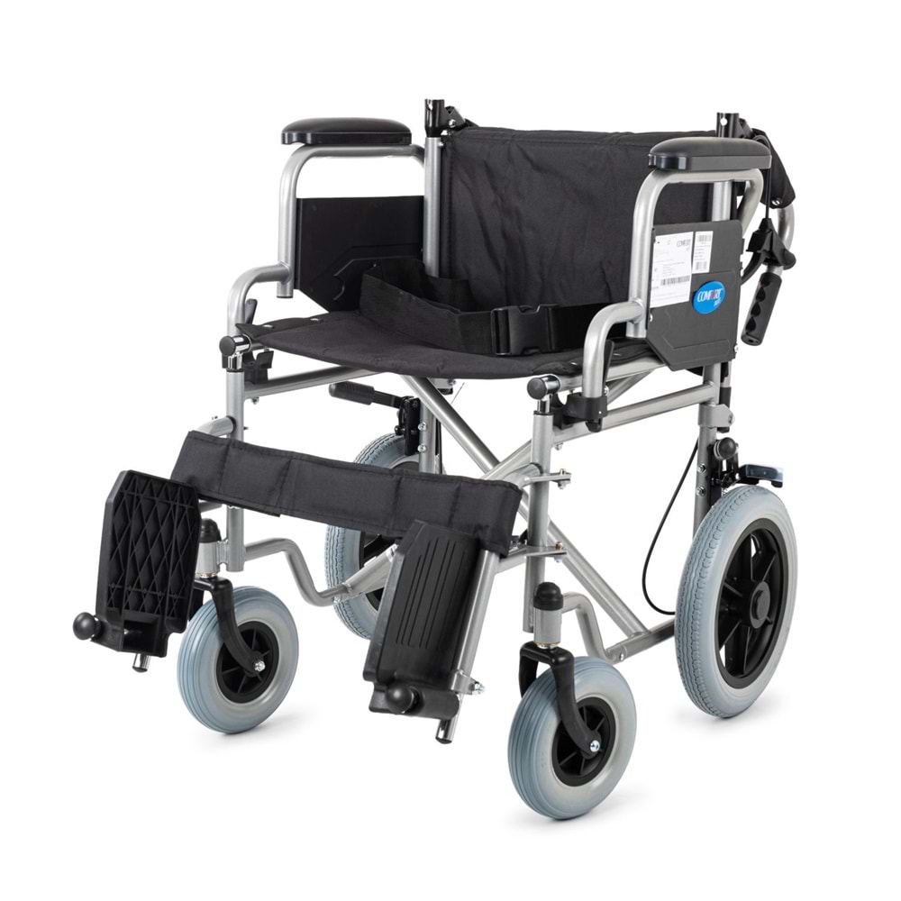 Comfort Plus YK9032F (DM-327 45cm) Silver Özellikli Transfer Tekerlekli Sandalyesi