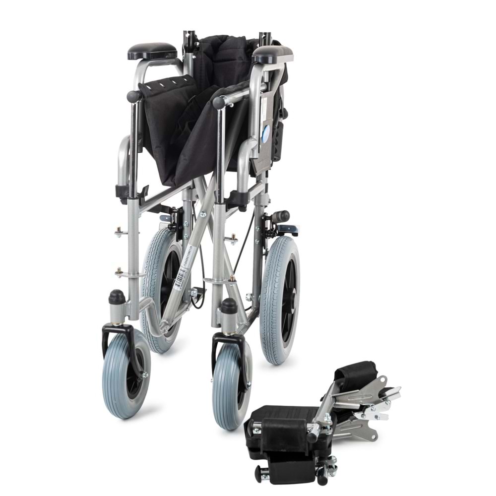 Comfort Plus YK9032F (DM-327 45cm) Silver Özellikli Transfer Tekerlekli Sandalyesi