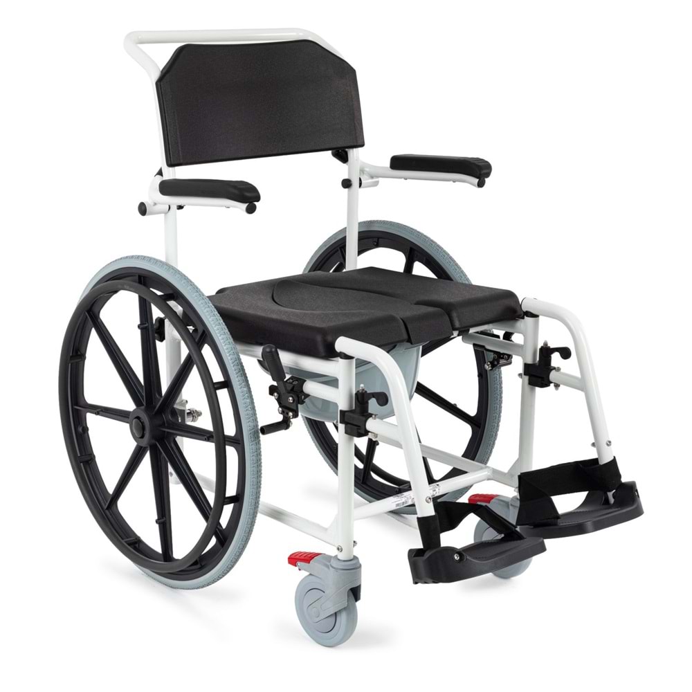 Comfort Plus Easy Shower (AL-B300) Banyo ve Tuvalet Sandalyesi Büyük Teker(24 inç)