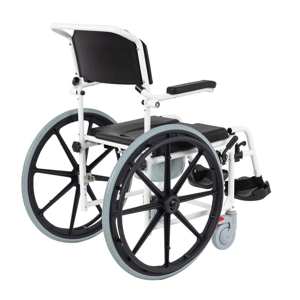 Comfort Plus Easy Shower (AL-B300) Banyo ve Tuvalet Sandalyesi Büyük Teker(24 inç)