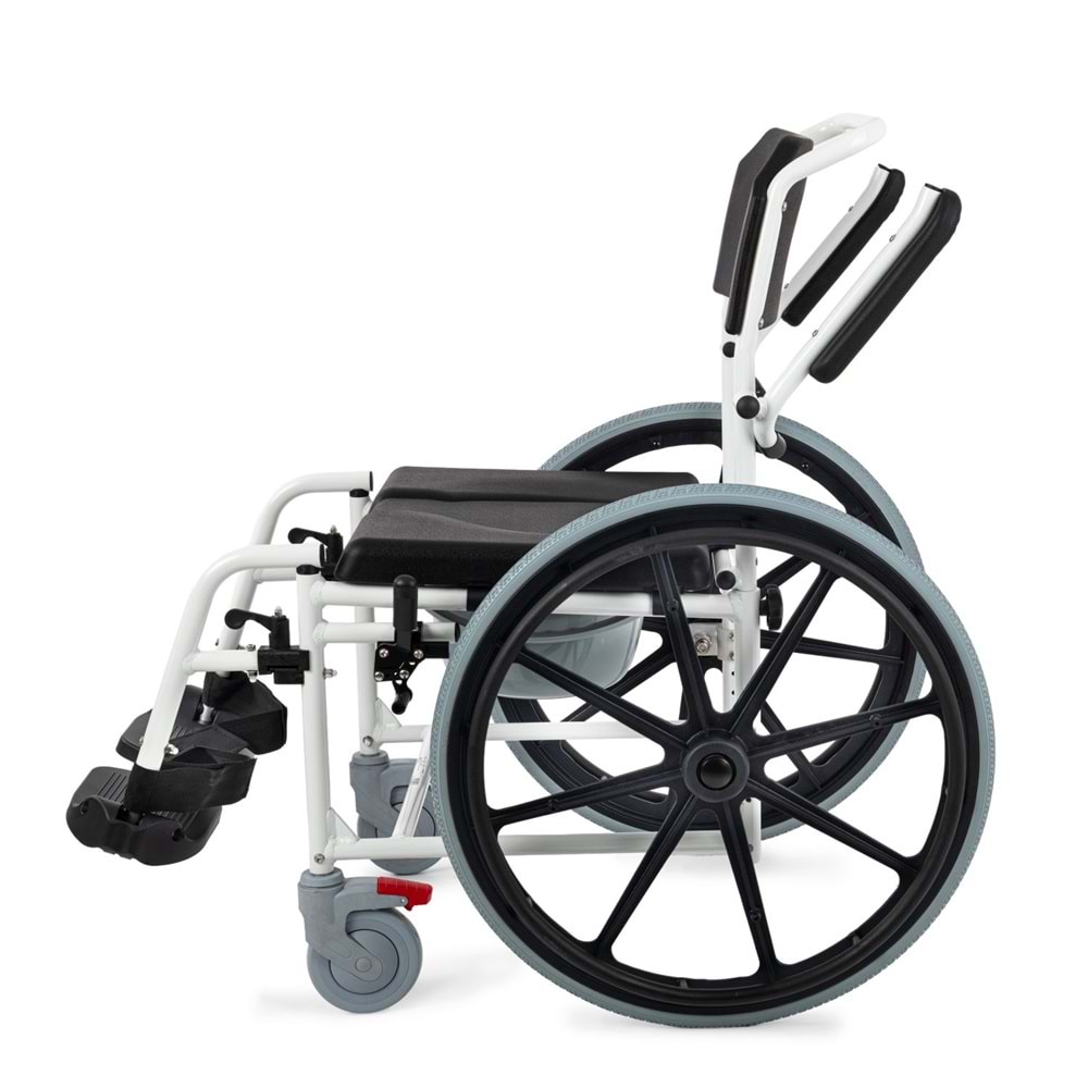 Comfort Plus Easy Shower (AL-B300) Banyo ve Tuvalet Sandalyesi Büyük Teker(24 inç)