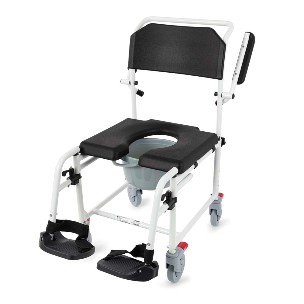 Comfort Plus Easy Shower (AL-B300) Banyo ve Tuvalet Sandalyesi Küçük Teker(5 inç)