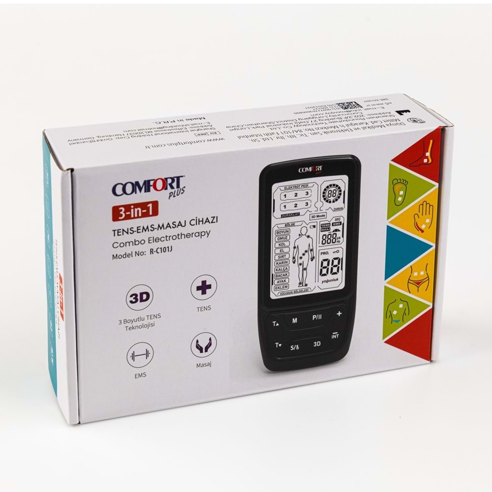 Comfort Plus R-C101J Tens Ems Cihazı 3D Pedli