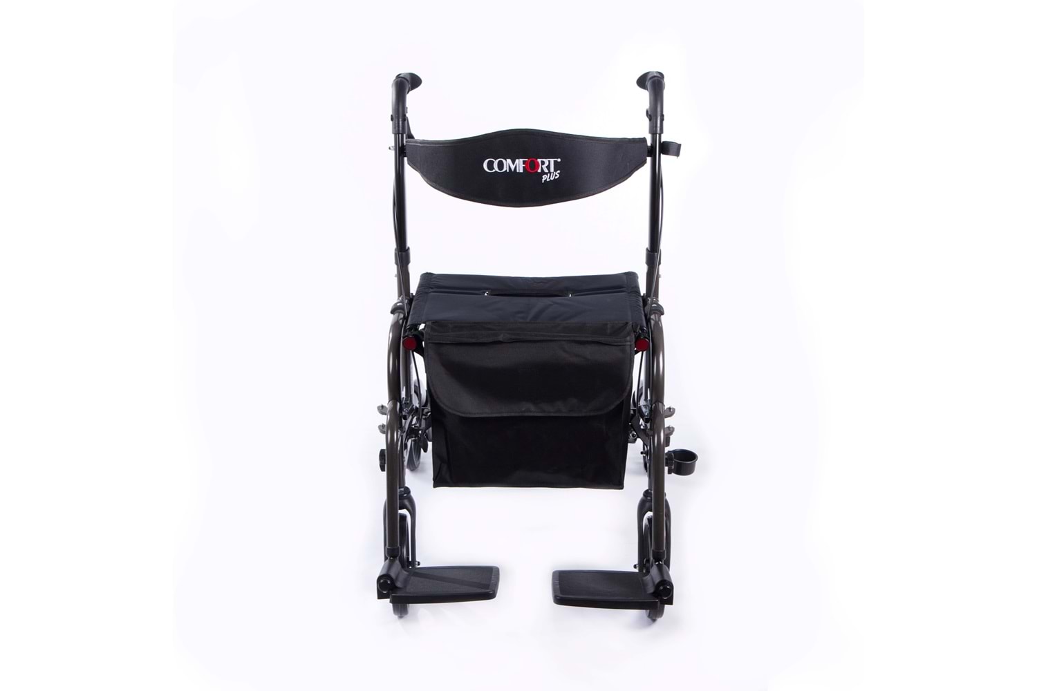 Comfort Plus DM-9124 Lüx Ayak Pedallı Alüminyum Rolatör (Hem Rolatör Hem Tekerlekli Sandalye)