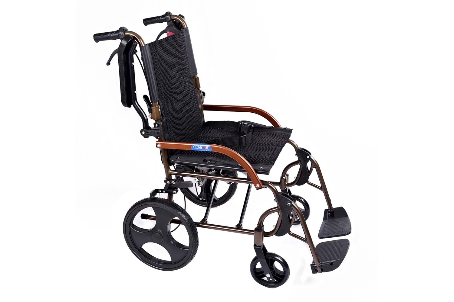 Comfort Plus GK863LABJ-12 Jet Black Transfer Alüminyum Tekerlekli Sandalye