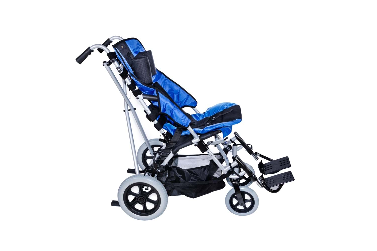 Comfort Plus DM-BOSS Mavi Engelli Pediatrik Baston Puset