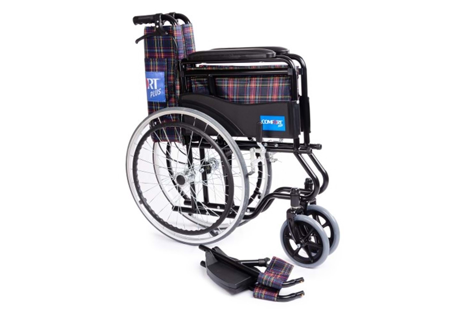 Comfort Plus KY809BJ Ekose Tekerlekli Sandalye