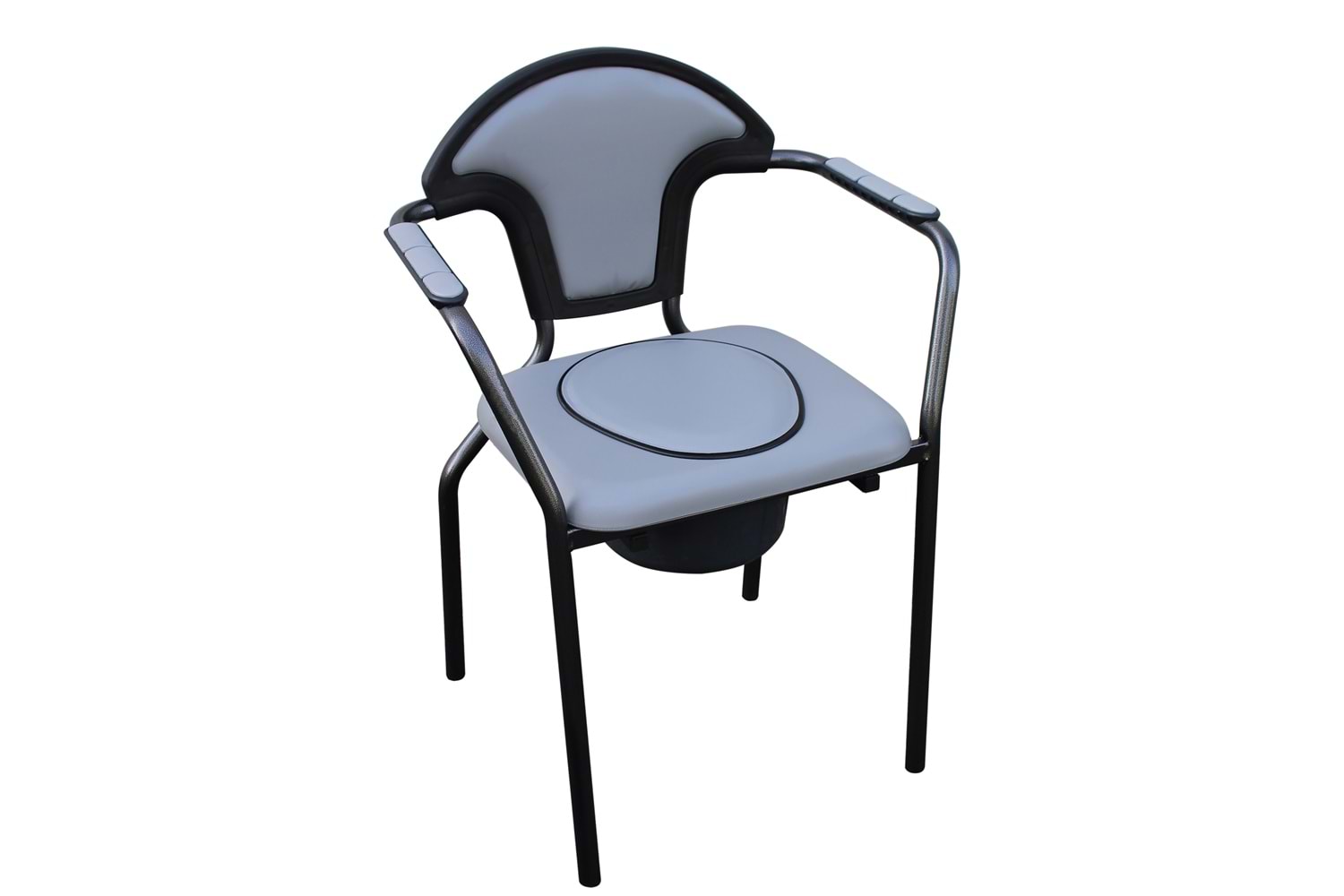 Herdegen 30042 Open Klozetli Sandalye Gri