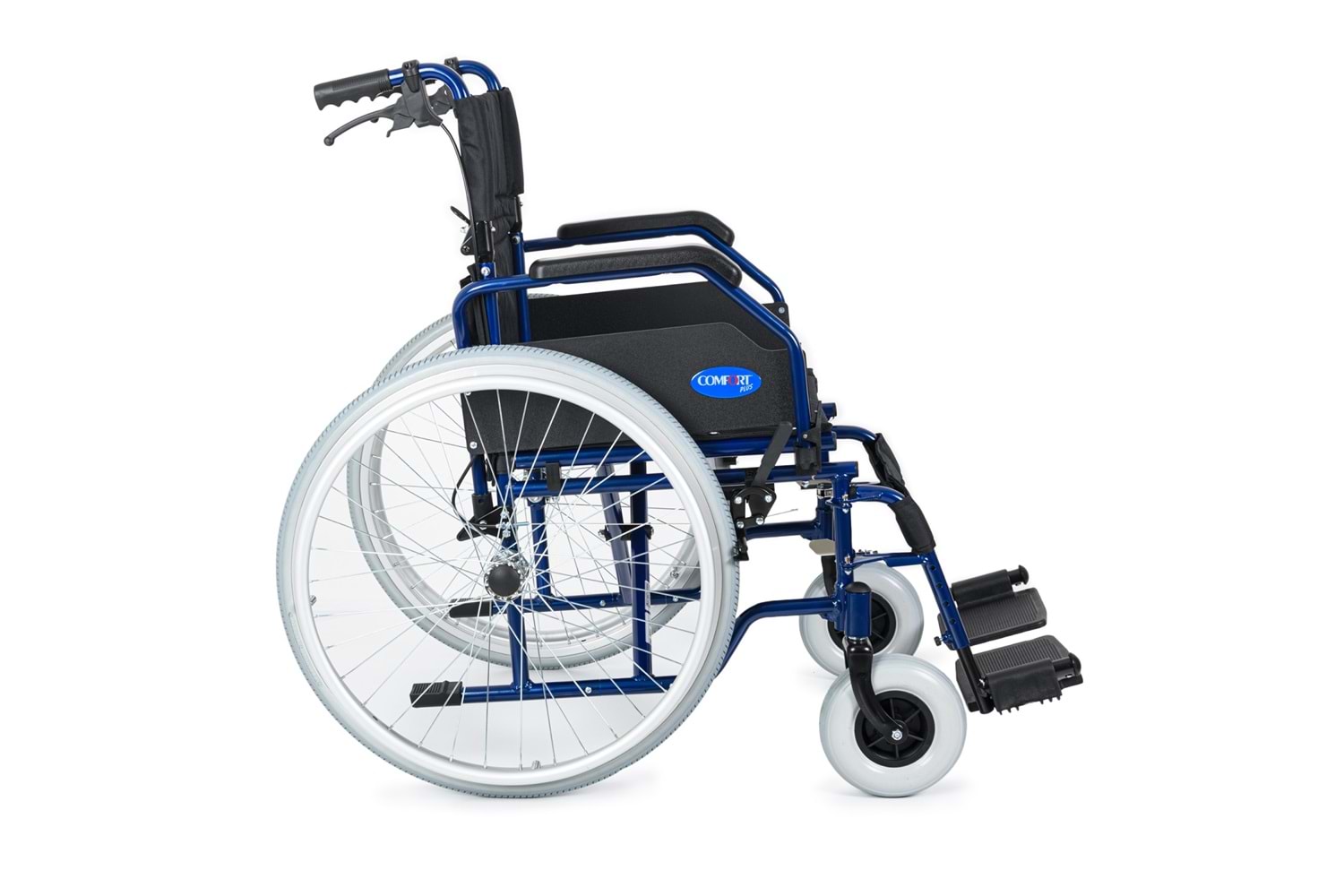 Comfort Plus DM-321 45cm Lacivert Alüminyum Özellikli Tekerlekli Sandalye
