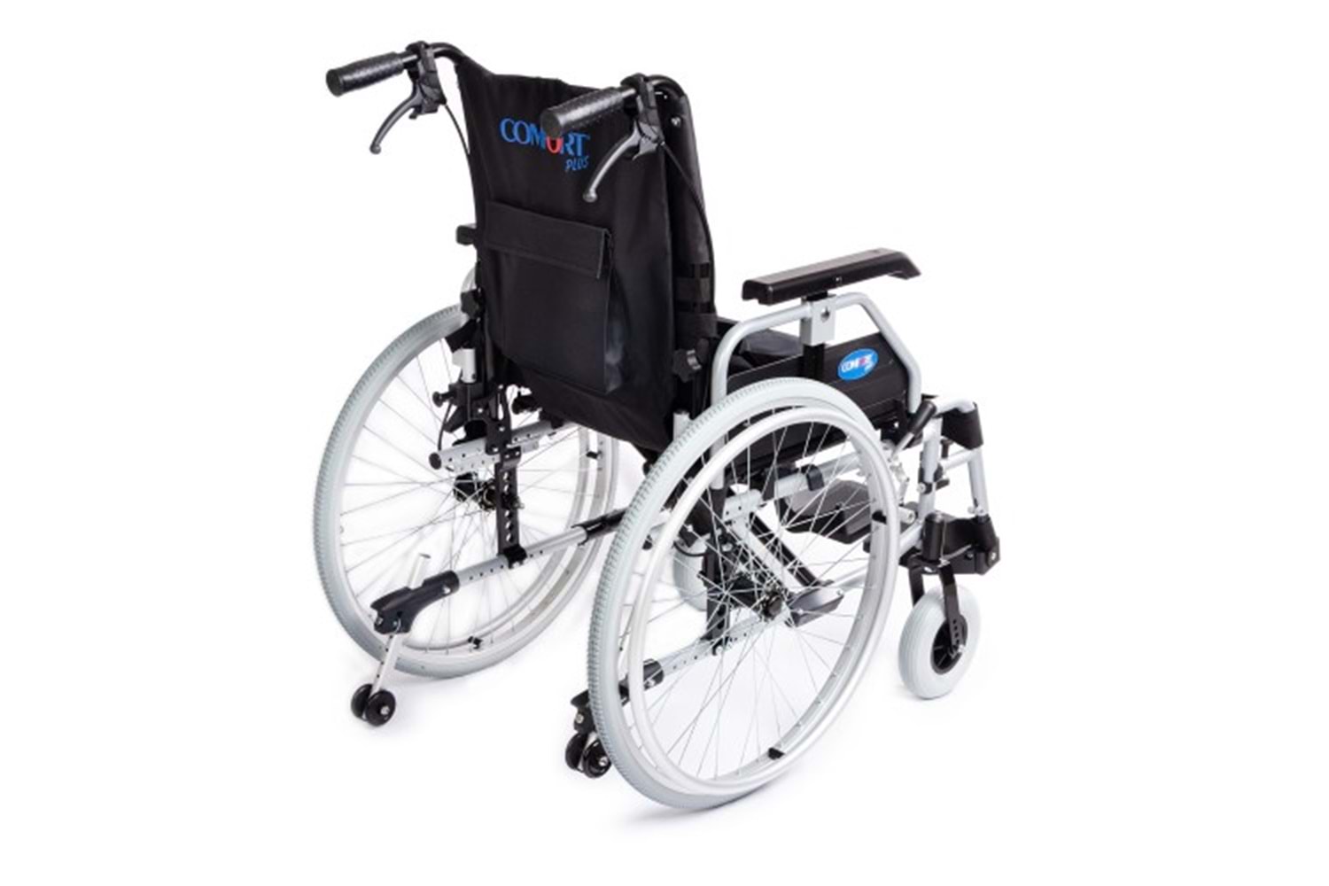Comfort Plus DM-Strong New 45 cm Hafif Alüminyum Manuel Tekerlekli Sandalye