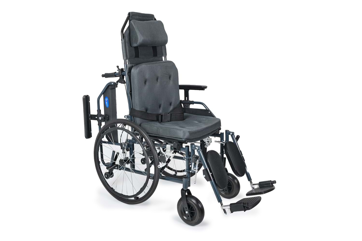 Comfort Plus KY954LGC-46 Lux Alüminyum Özellikli Tekerlekli Sandalye (Baş,Boyun Destekli)Baldır Destekli Ayaklar