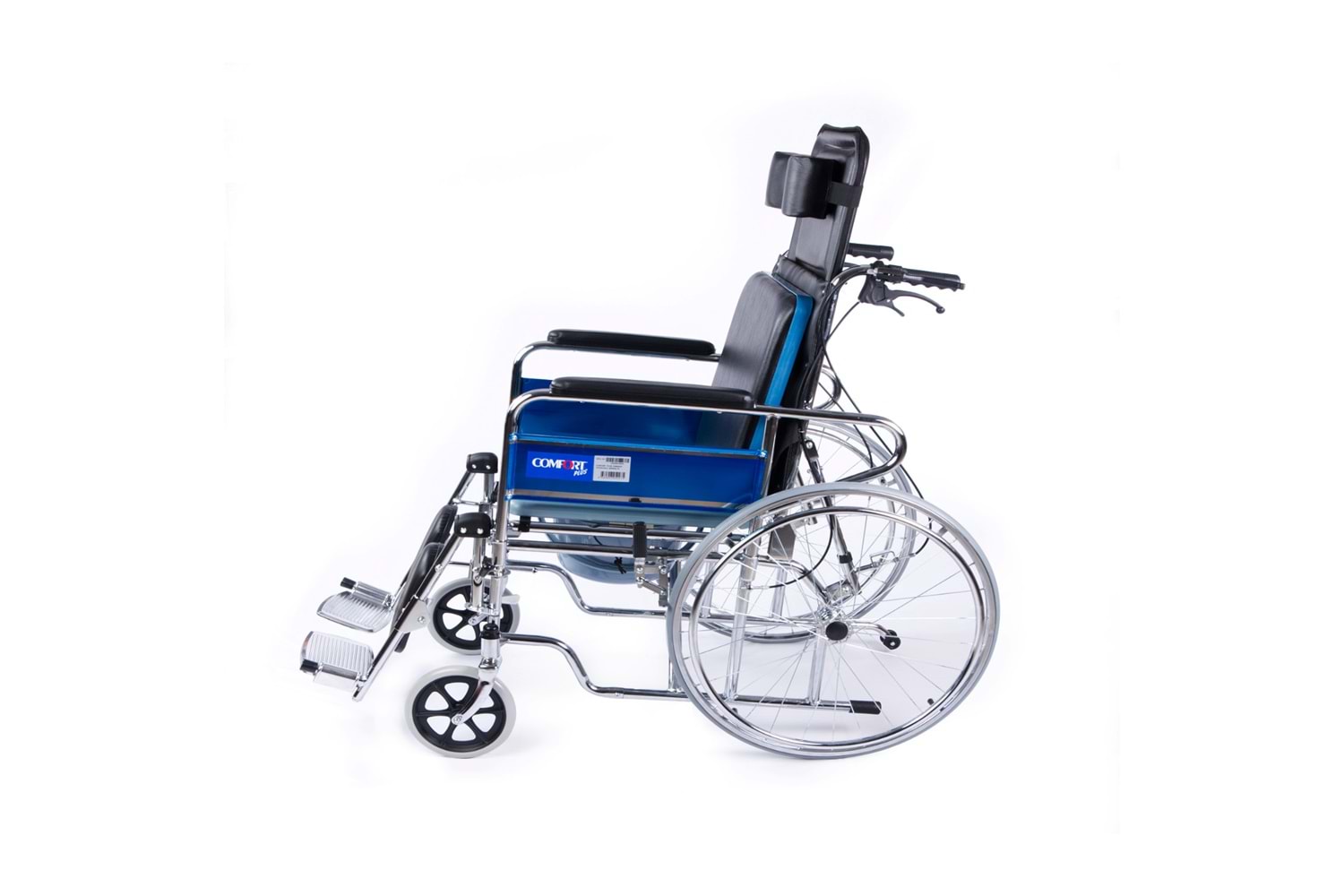 Comfort Plus DY02609GC Sırtı Yatar Ayak Kalkar Tuvalet Özellikli Tekerlekli Sandalye
