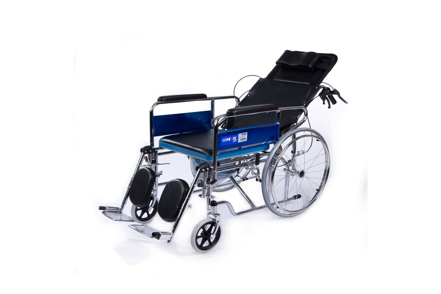 Comfort Plus DY02609GC Sırtı Yatar Ayak Kalkar Tuvalet Özellikli Tekerlekli Sandalye