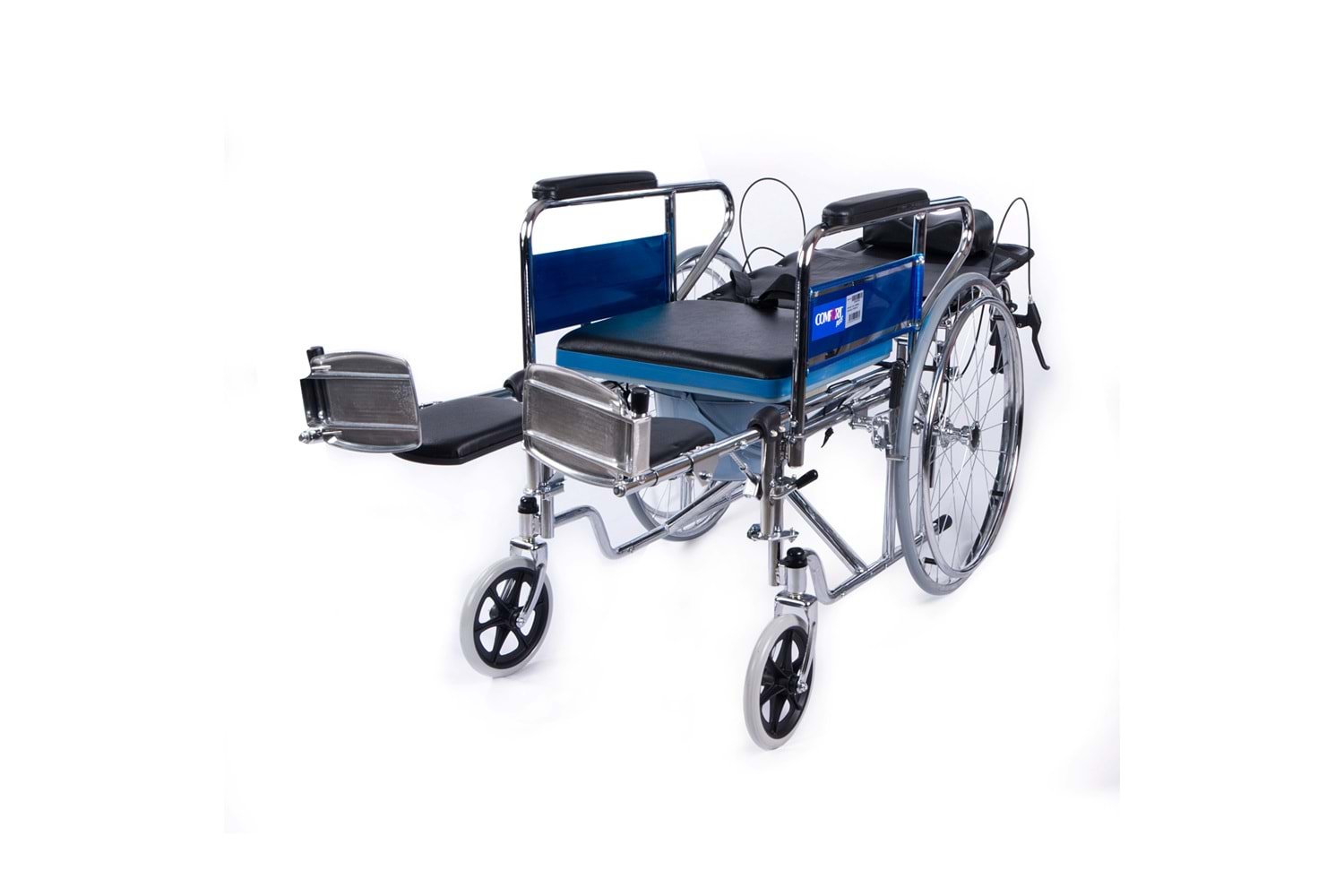 Comfort Plus DY02609GC Sırtı Yatar Ayak Kalkar Tuvalet Özellikli Tekerlekli Sandalye