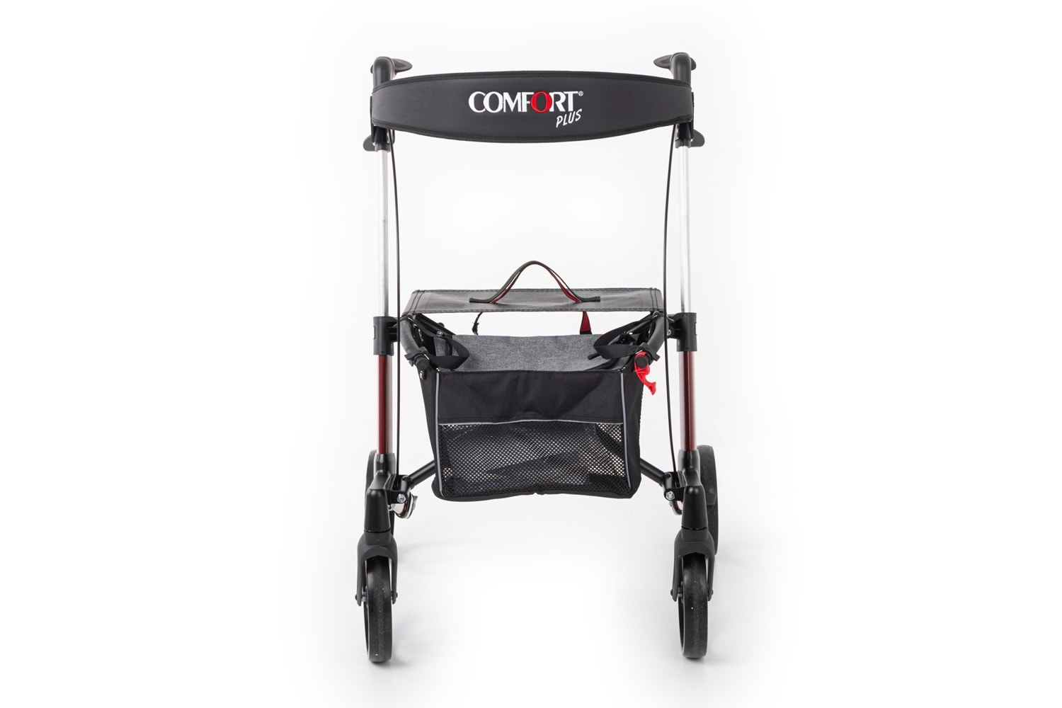 Comfort Plus Spırıt X3 Bordo Alüminyum Lux Rolatör