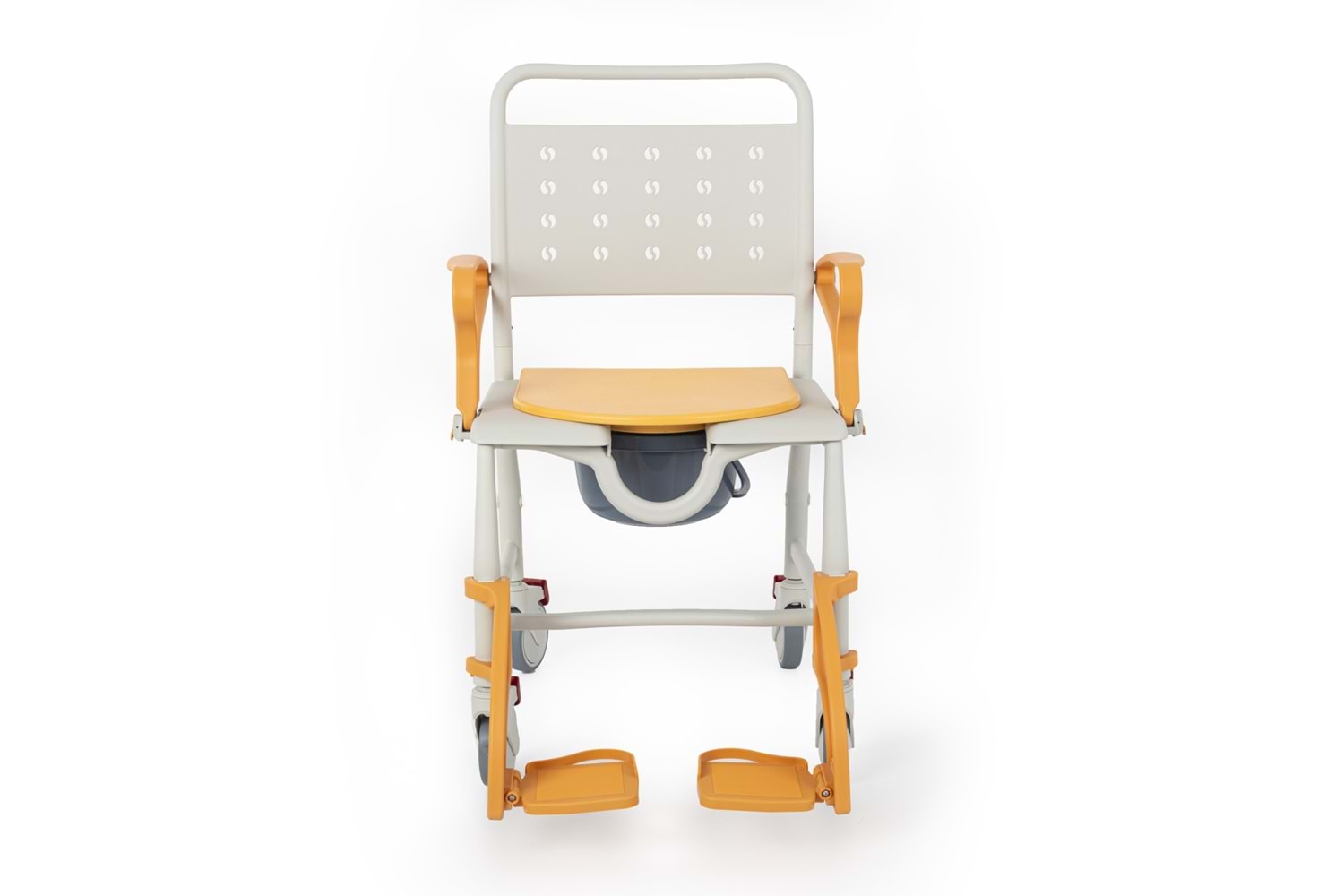 Comfort Plus DM-8088A Küçük 4 Teker Sandalye (PEDLİ) Turuncu