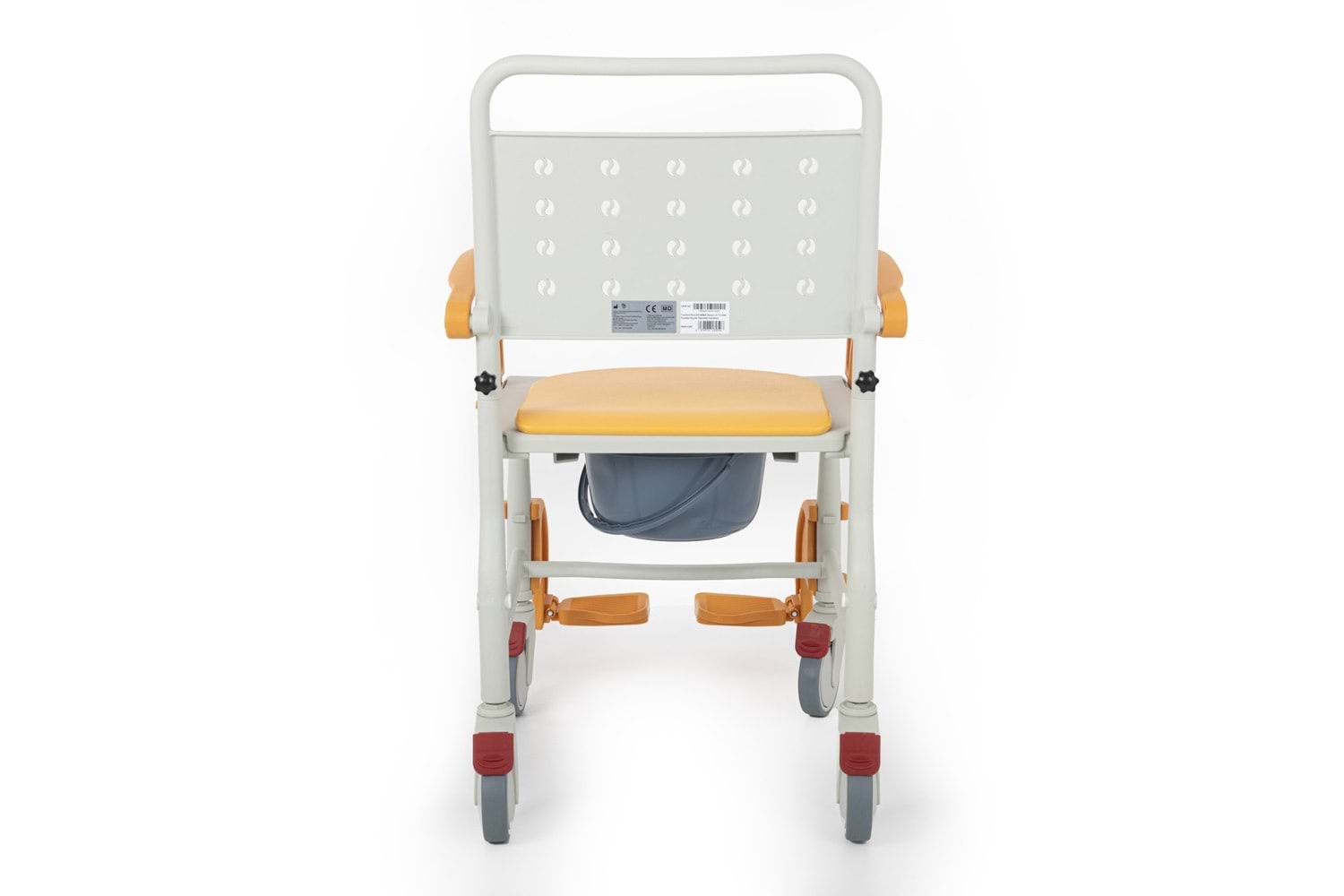 Comfort Plus DM-8088A Küçük 4 Teker Sandalye (PEDLİ) Turuncu