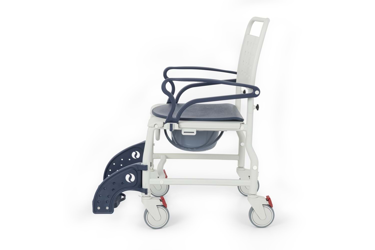 Comfort Plus DM-8088A Küçük 4 Teker Sandalye (PEDLİ) Lacivert
