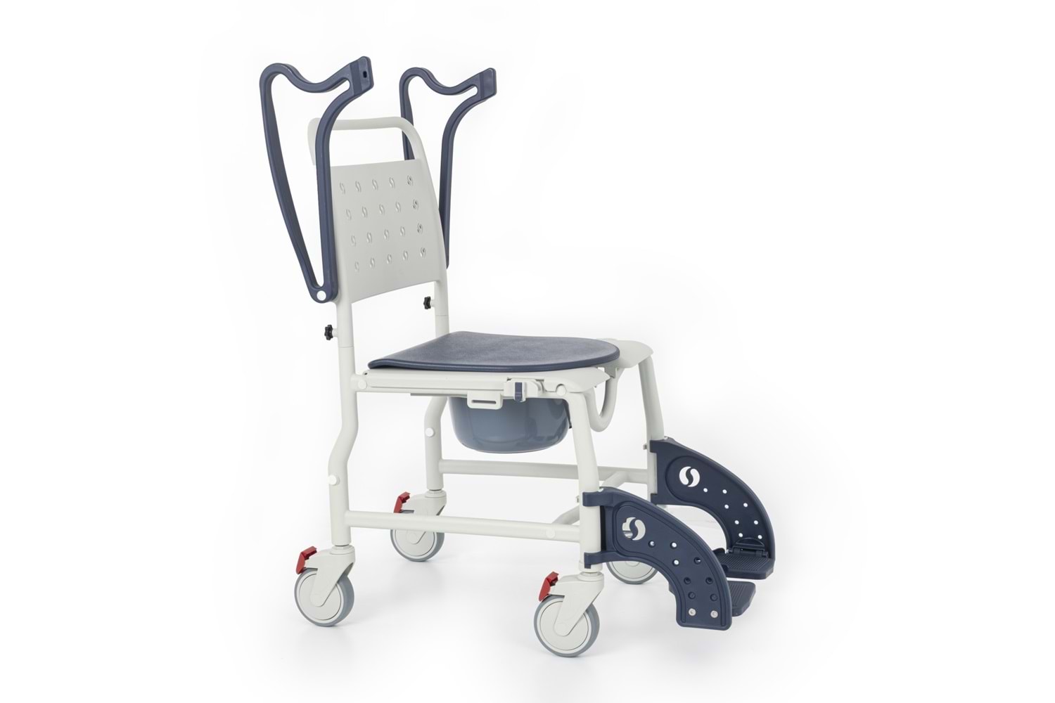 Comfort Plus DM-8088A Küçük 4 Teker Sandalye (PEDLİ) Lacivert