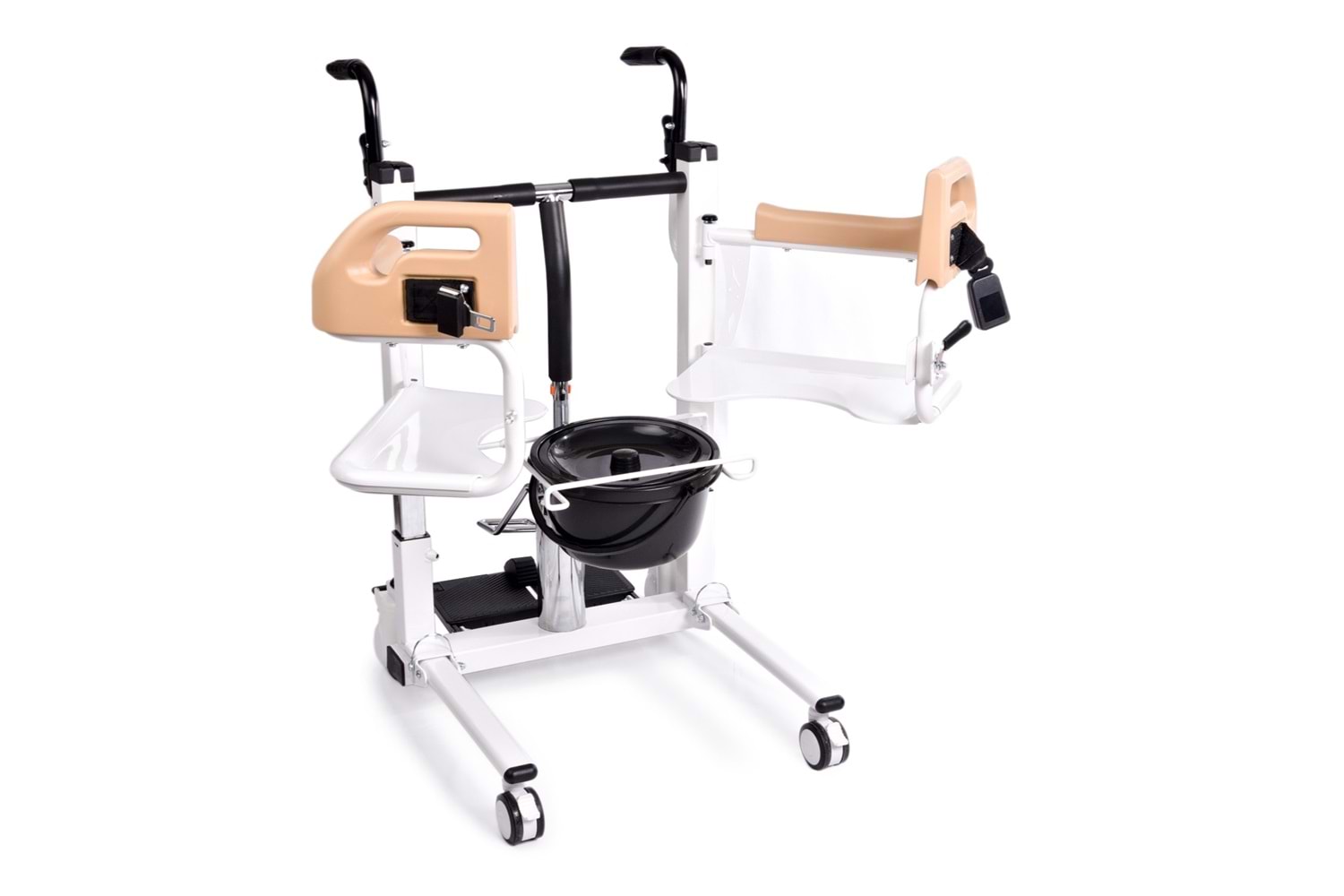 Comfort Plus Dm-160 (2025) Tuvaletli Tekerlekli Ayak Pedallı Manuel Sandalye