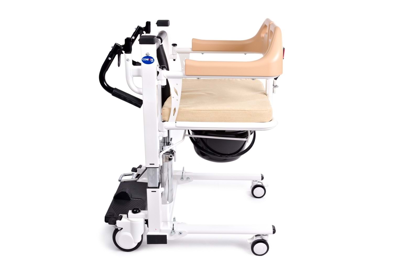 Comfort Plus Dm-160 (2025) Tuvaletli Tekerlekli Ayak Pedallı Manuel Sandalye