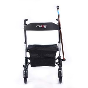 Comfort Plus DM-9102 Gümüş Lüx Alüminyum Rolatör