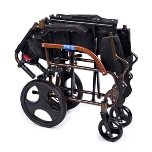 Comfort Plus GK863LABJ-12 Jet Black Transfer Alüminyum Tekerlekli Sandalye