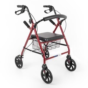 Comfort Plus DM-9144 Rolatör Yürüteç Kırmızı