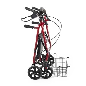 Comfort Plus DM-9144 Rolatör Yürüteç Kırmızı