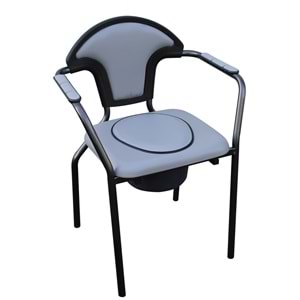 Herdegen 30042 Open Klozetli Sandalye Gri